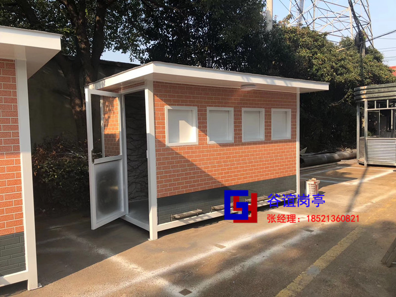 清明小长假，上海岗亭厂家接到某小区垃圾房被烧报修