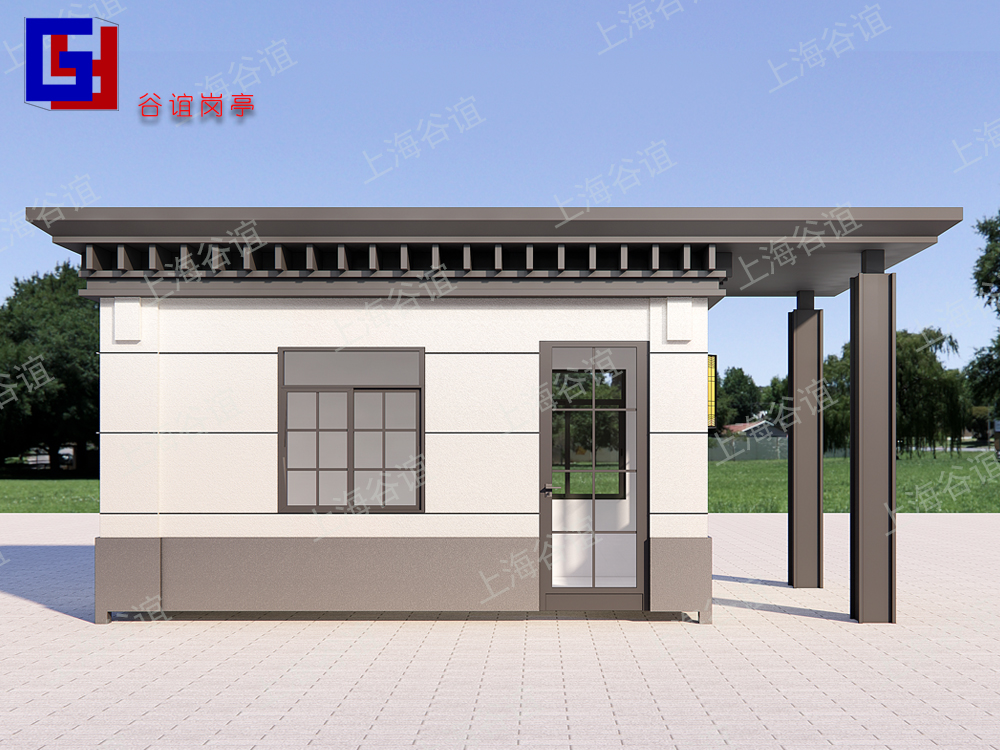苏州成品门卫室：真石漆铸就的江南风骨，守护与美学的双重答卷