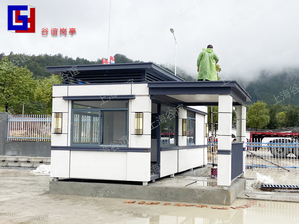 丹阳带人行通道真石漆岗亭：颜值与效能齐飞，让安全通行成为尊享体验！